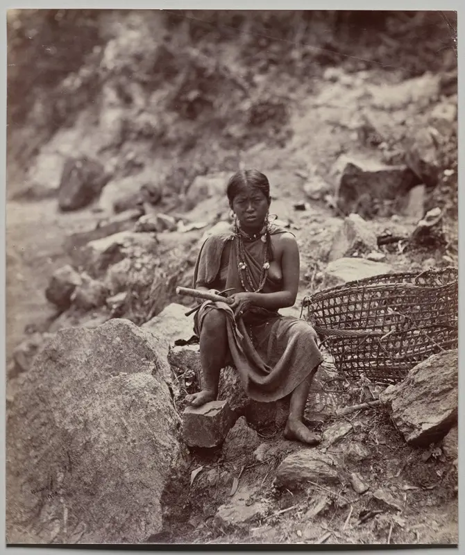 Lepcha Woman (number 1908) — تصویر رکورد موزهٔ هنر کلیولند (دسترسی آزاد)
