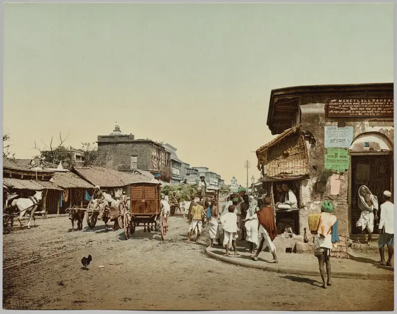 India. Calcutta. Upper Chitpore Road (A), after photo by Dr. Kurt Boeck — تصویر رکورد موزهٔ هنر کلیولند (دسترسی آزاد)