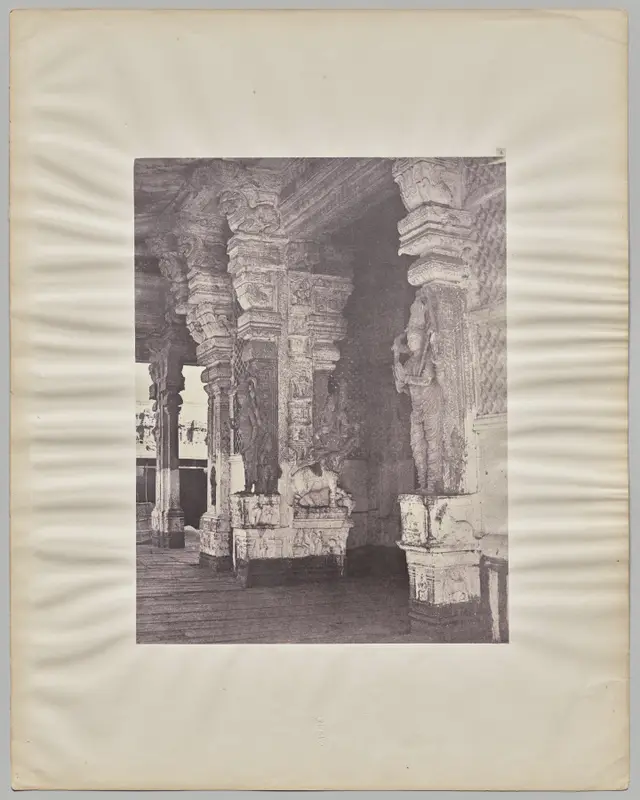 Pudhu Mandapa of Tirumal Nayak (r. 1623–59), Minakshi Sundareshvara Temple, Madurai — تصویر رکورد موزهٔ هنر کلیولند (دسترسی آزاد)