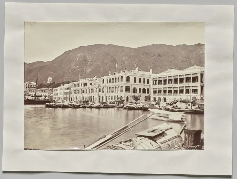 Untitled (View on the Praya, looking east, Hong Kong) — تصویر رکورد موزهٔ هنر کلیولند (دسترسی آزاد)