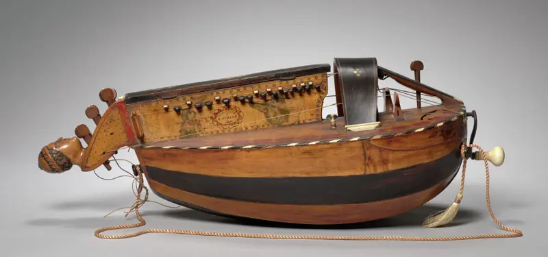 Vielle à Roue (Hurdy-Gurdy) — تصویر رکورد موزهٔ هنر کلیولند (دسترسی آزاد)