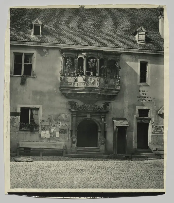 Façade Alsacienne, Corps de Garde à Colmar — تصویر رکورد موزهٔ هنر کلیولند (دسترسی آزاد)