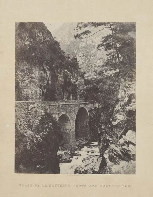 Gorge de la Nouvelle Route des Eaux-Chaudes — تصویر رکورد موزهٔ هنر کلیولند (دسترسی آزاد)