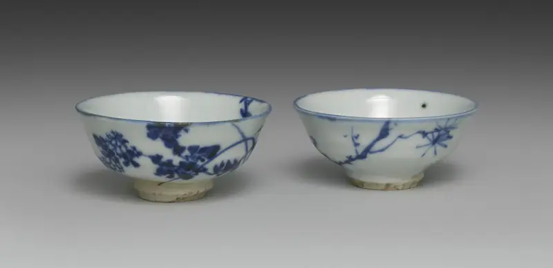 Sake Cups with Auspicious Flora — تصویر رکورد موزهٔ هنر کلیولند (دسترسی آزاد)