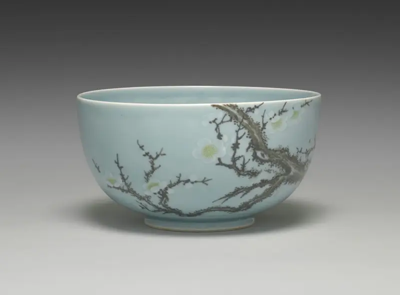 Sweets Bowl with Plum Tree — تصویر رکورد موزهٔ هنر کلیولند (دسترسی آزاد)