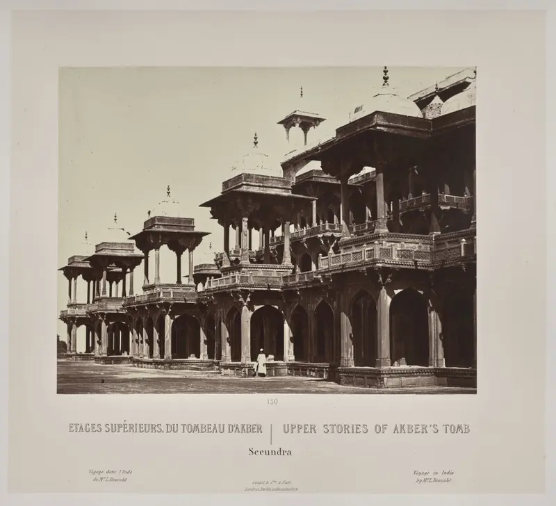 Upper Stories of Akber's Tomb, Secundra — تصویر رکورد موزهٔ هنر کلیولند (دسترسی آزاد)