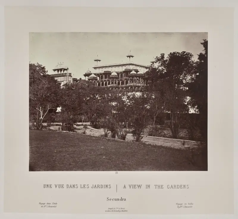 A View in the Gardens, Secundra — تصویر رکورد موزهٔ هنر کلیولند (دسترسی آزاد)