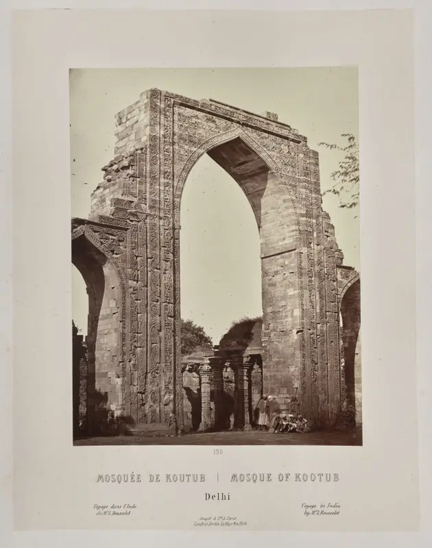 Mosque of Kootub, Delhi — تصویر رکورد موزهٔ هنر کلیولند (دسترسی آزاد)