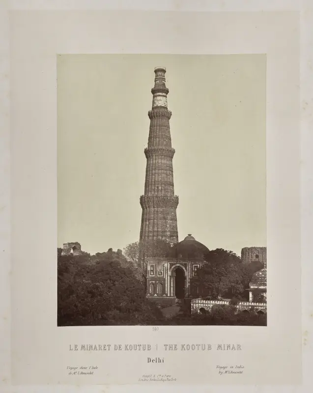 The Kootub Minar, Delhi — تصویر رکورد موزهٔ هنر کلیولند (دسترسی آزاد)