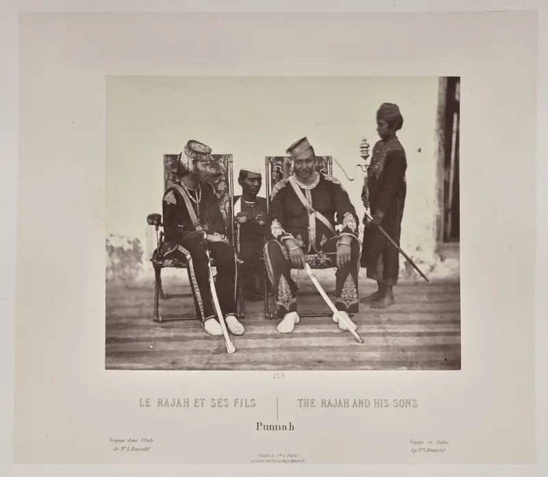 The Rajah and His Sons, Punnah — تصویر رکورد موزهٔ هنر کلیولند (دسترسی آزاد)