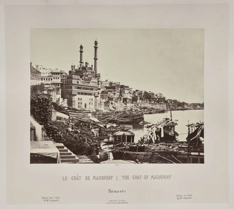 The Ghat of Madhoray, Bénarès — تصویر رکورد موزهٔ هنر کلیولند (دسترسی آزاد)