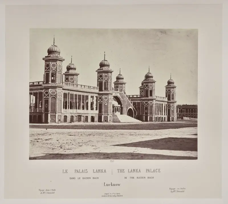 The Lanka Palace in the Kaiser Bach, Lucknow — تصویر رکورد موزهٔ هنر کلیولند (دسترسی آزاد)