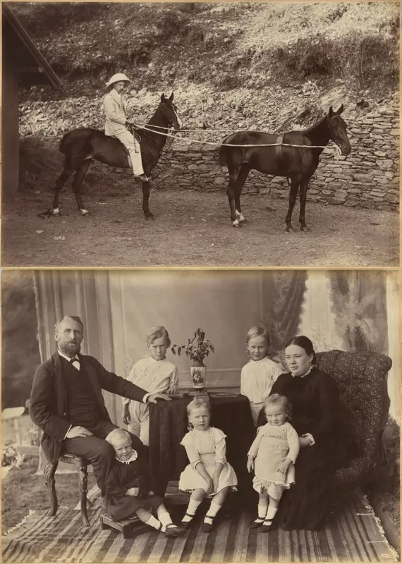 Captain H.S. Rawhinson (recto); Mr. Robert Holtz and Family (verso) — تصویر رکورد موزهٔ هنر کلیولند (دسترسی آزاد)