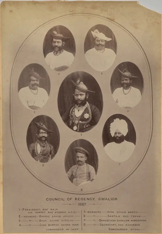 Council of Regency, Gwalior — تصویر رکورد موزهٔ هنر کلیولند (دسترسی آزاد)