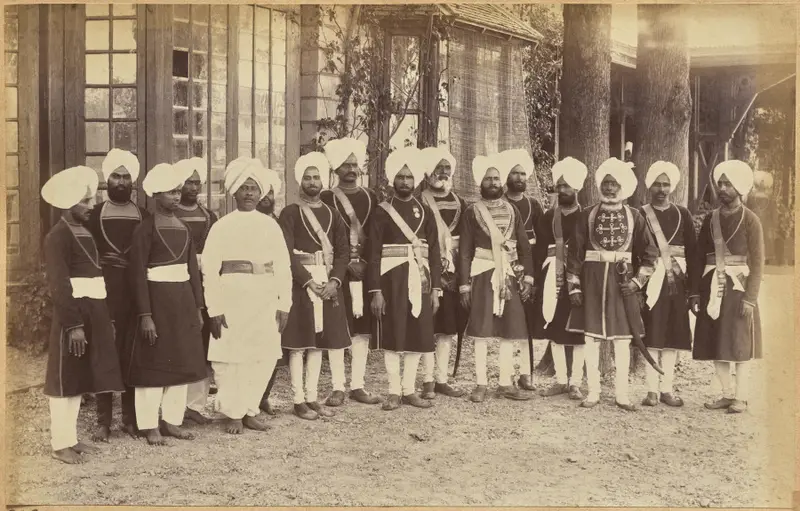 Servants of His Honor the Gov. of Punjab — تصویر رکورد موزهٔ هنر کلیولند (دسترسی آزاد)
