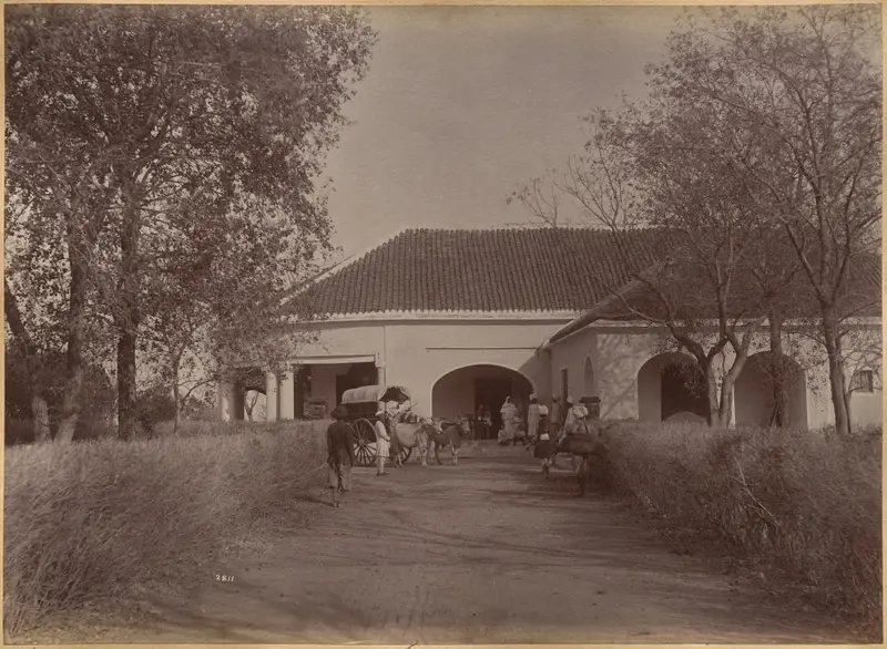 Mr. William's House, Jhansi (verso) — تصویر رکورد موزهٔ هنر کلیولند (دسترسی آزاد)