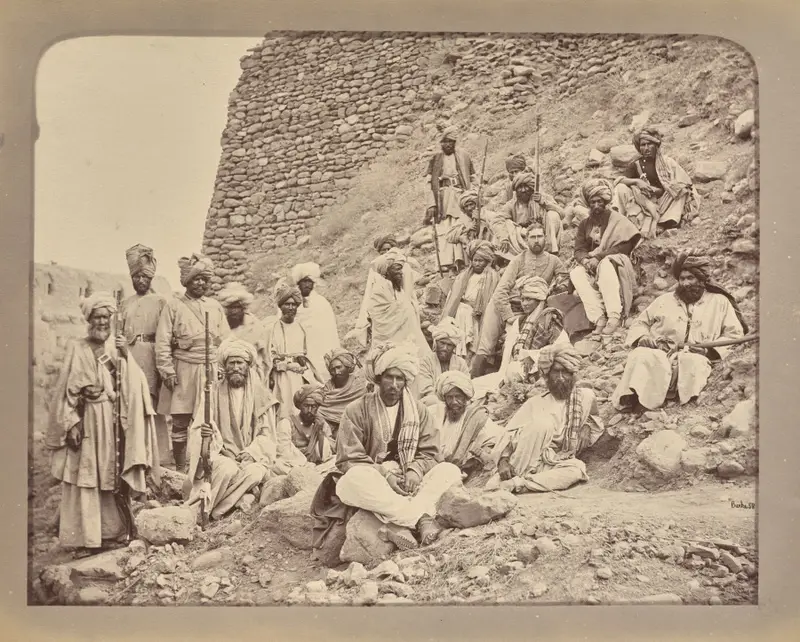 Khyber Chiefs with Captain Tucker — تصویر رکورد موزهٔ هنر کلیولند (دسترسی آزاد)
