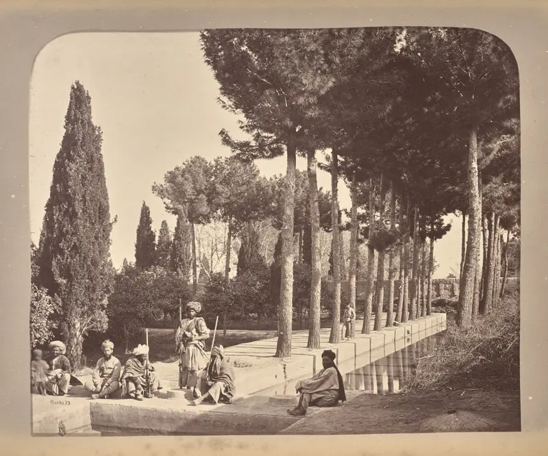 View in the Large Garden, Jellalabad — تصویر رکورد موزهٔ هنر کلیولند (دسترسی آزاد)