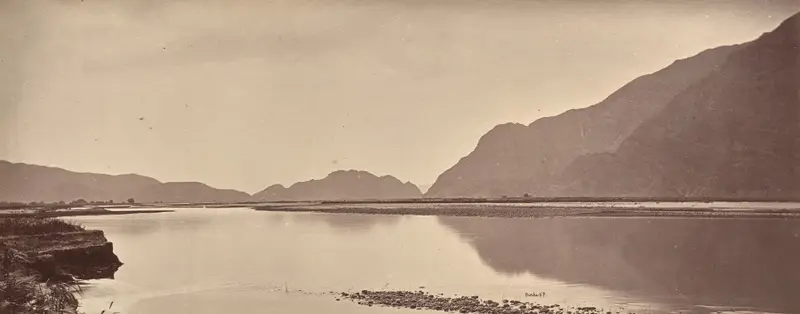 The Kabul River, Jellalabad, Scene of the Disaster — تصویر رکورد موزهٔ هنر کلیولند (دسترسی آزاد)