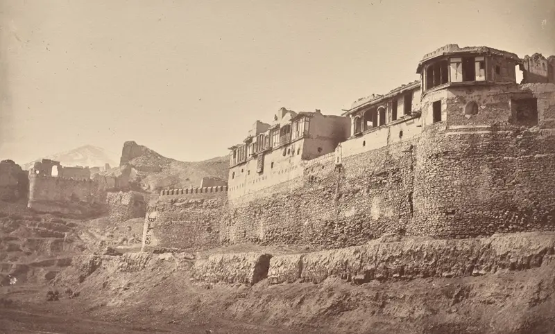 South Wall, Bala Hissar & Residency — تصویر رکورد موزهٔ هنر کلیولند (دسترسی آزاد)