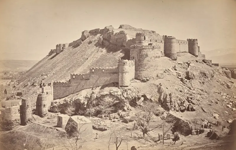Upper Bala Hissar, from West — تصویر رکورد موزهٔ هنر کلیولند (دسترسی آزاد)