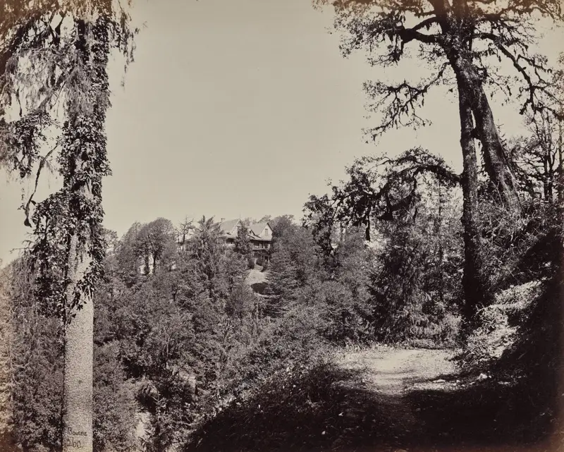Shimla. Sir Hugh Rose's Bungalow at Mahasso — تصویر رکورد موزهٔ هنر کلیولند (دسترسی آزاد)
