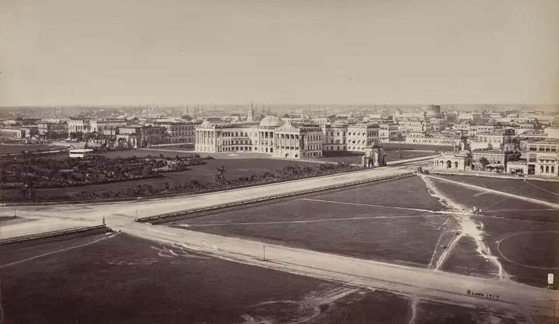 Calcutta. General View. Government House in the Foreground — تصویر رکورد موزهٔ هنر کلیولند (دسترسی آزاد)