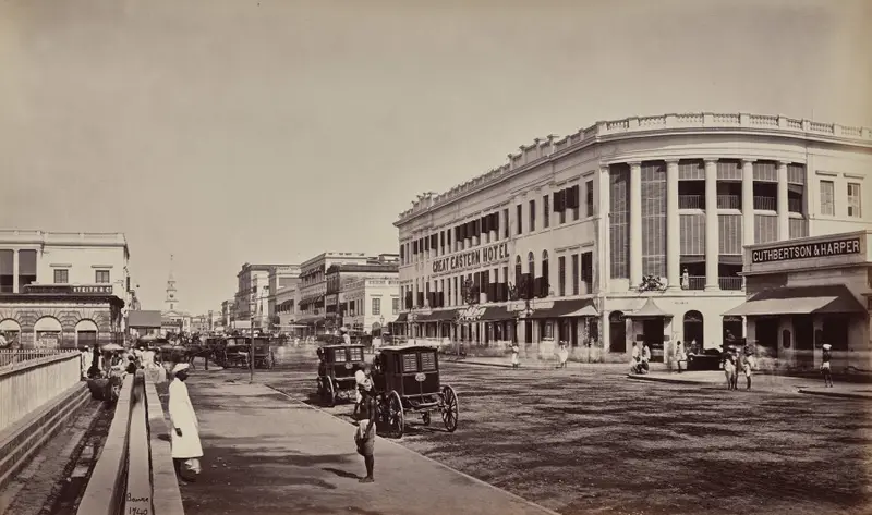 Calcutta. Old Court House Street — تصویر رکورد موزهٔ هنر کلیولند (دسترسی آزاد)