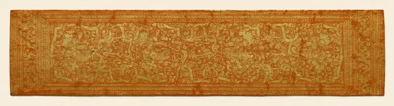 Illumination, folio 1 (recto) from a Kammavacha: Buddhist ordination text — تصویر رکورد موزهٔ هنر کلیولند (دسترسی آزاد)