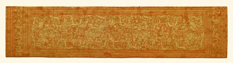 Illumination, folio 16 (recto) from a Kammavacha: Buddhist ordination text — تصویر رکورد موزهٔ هنر کلیولند (دسترسی آزاد)