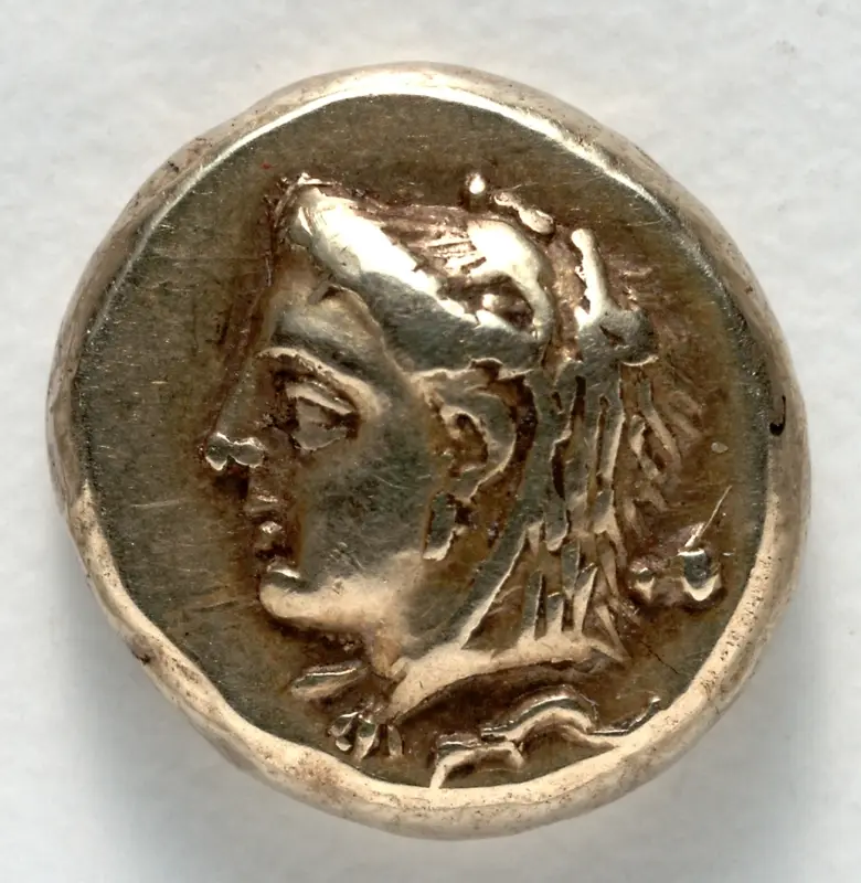 Hecte: Head of Omphale (obverse) — تصویر رکورد موزهٔ هنر کلیولند (دسترسی آزاد)