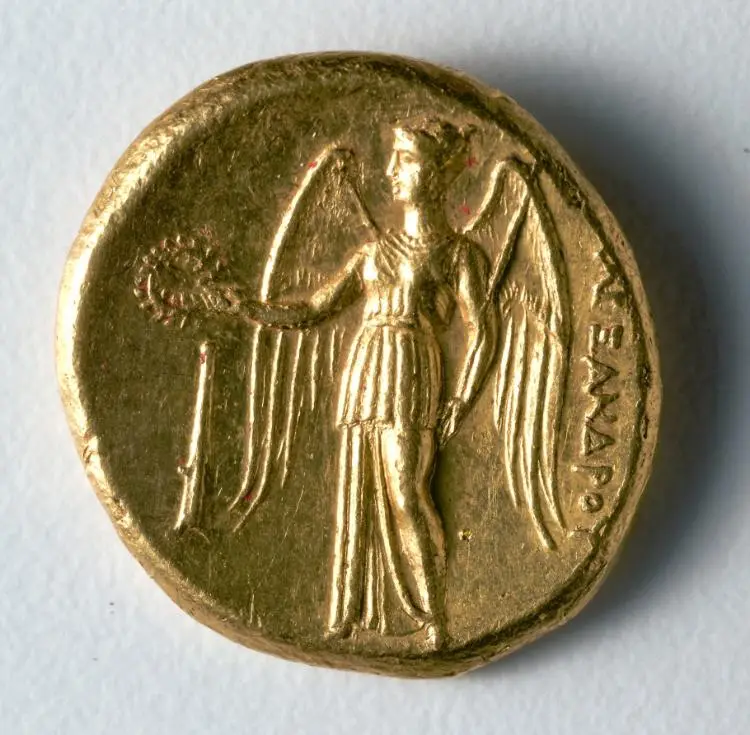 Stater: Nike (reverse) — تصویر رکورد موزهٔ هنر کلیولند (دسترسی آزاد)