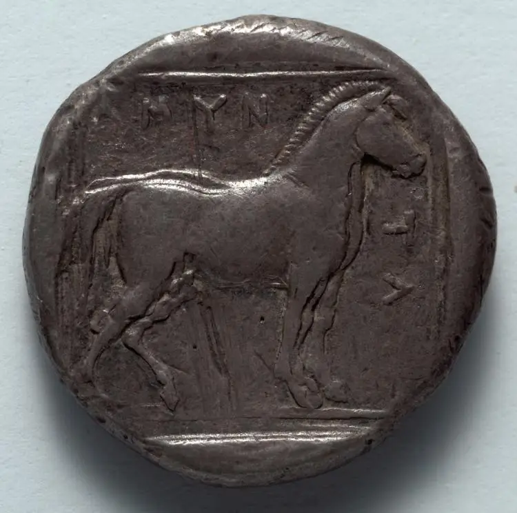Stater: Horse (reverse) — تصویر رکورد موزهٔ هنر کلیولند (دسترسی آزاد)