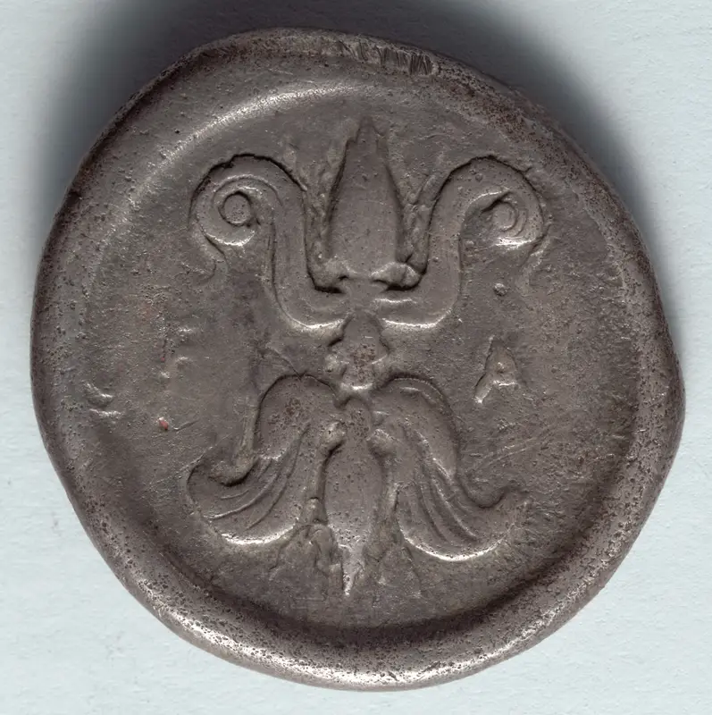 Stater: Thunderbolt (reverse) — تصویر رکورد موزهٔ هنر کلیولند (دسترسی آزاد)