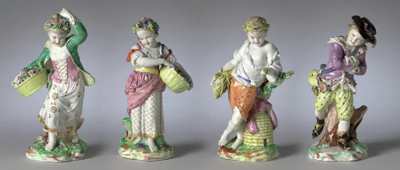 Figures Depicting the Four Seasons — تصویر رکورد موزهٔ هنر کلیولند (دسترسی آزاد)