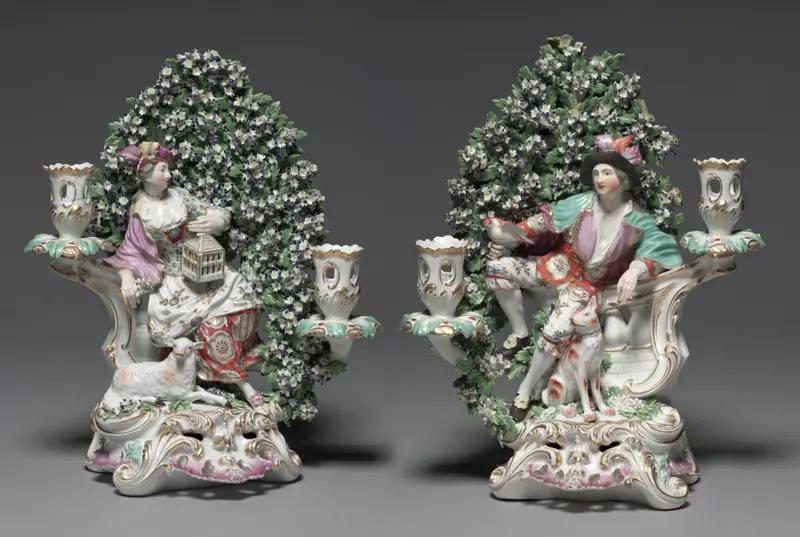 Pair of Candelabra Depicting Allegorical Figures of Liberty and Matrimony — تصویر رکورد موزهٔ هنر کلیولند (دسترسی آزاد)
