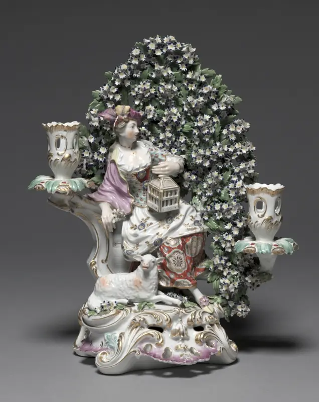 Candelabrum Depicting an Allegorical Figure of Matrimony — تصویر رکورد موزهٔ هنر کلیولند (دسترسی آزاد)