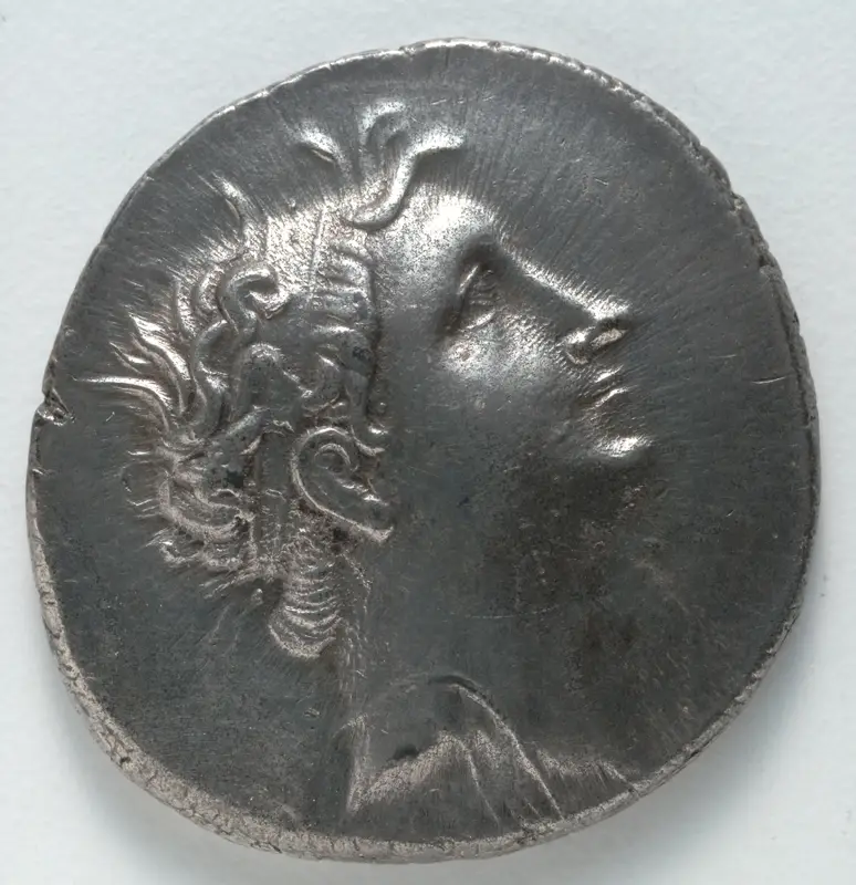 Tetradrachm: Head of Nicomedes II (obverse) — تصویر رکورد موزهٔ هنر کلیولند (دسترسی آزاد)
