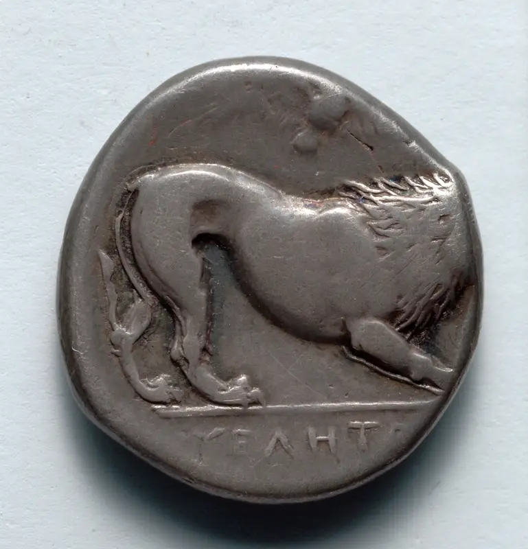 Stater: Lion, owl (reverse) — تصویر رکورد موزهٔ هنر کلیولند (دسترسی آزاد)