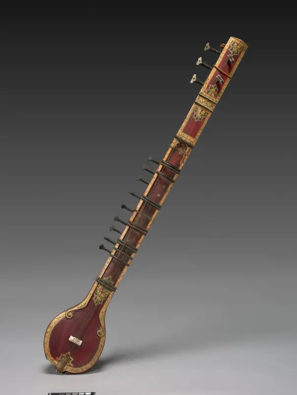 Sitar — تصویر رکورد موزهٔ هنر کلیولند (دسترسی آزاد)