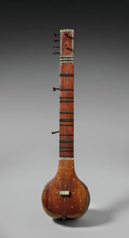Sitar — تصویر رکورد موزهٔ هنر کلیولند (دسترسی آزاد)