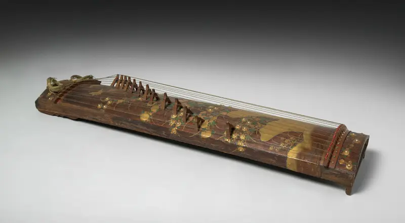 Koto (Zither) — تصویر رکورد موزهٔ هنر کلیولند (دسترسی آزاد)