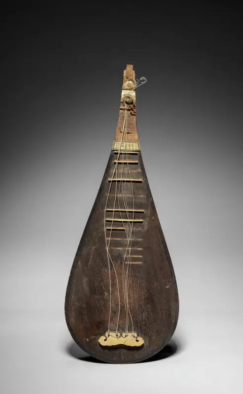 Liuxian Pipa (Six-String Pipa) — تصویر رکورد موزهٔ هنر کلیولند (دسترسی آزاد)