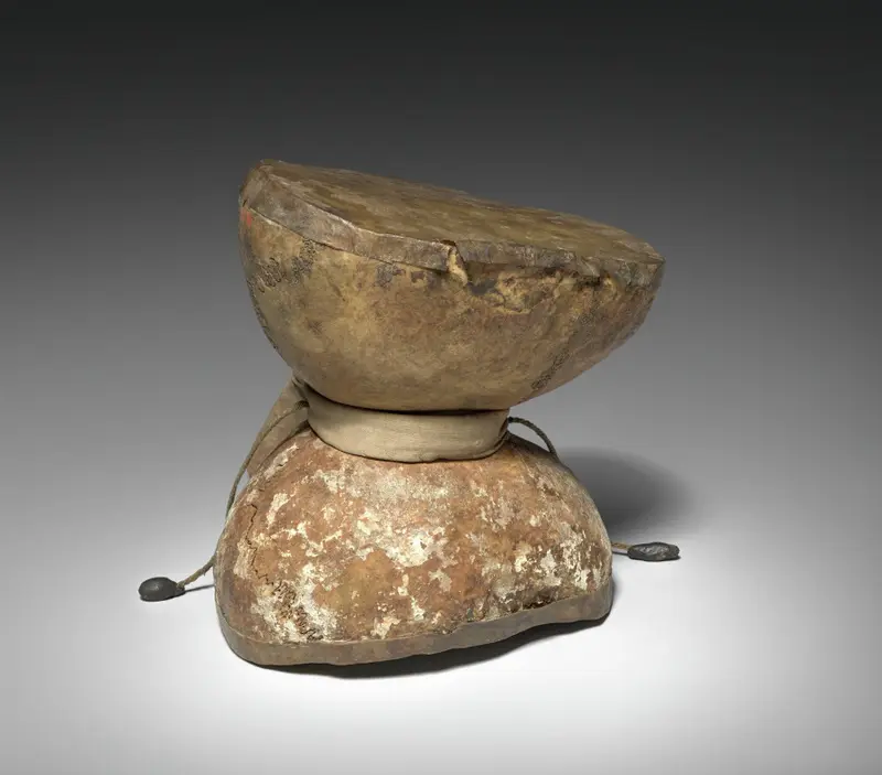 Ritual Drum (damaru) — تصویر رکورد موزهٔ هنر کلیولند (دسترسی آزاد)
