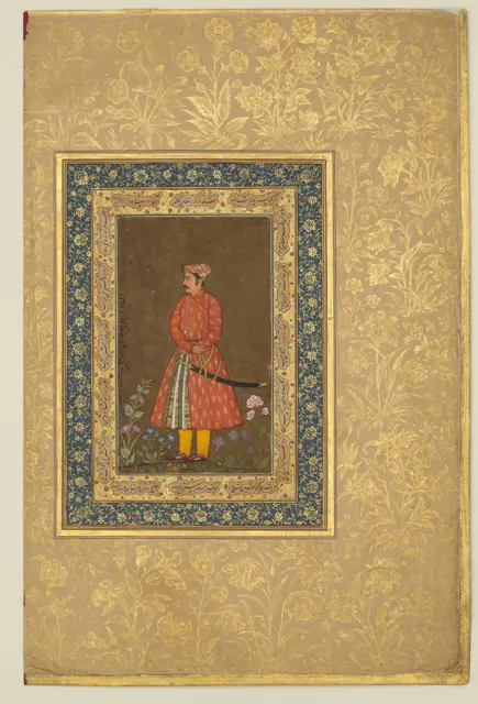 "Portrait of Rup Singh", Folio from the Shah Jahan Album — تصویر رکورد موزهٔ متروپولیتن (دسترسی آزاد)