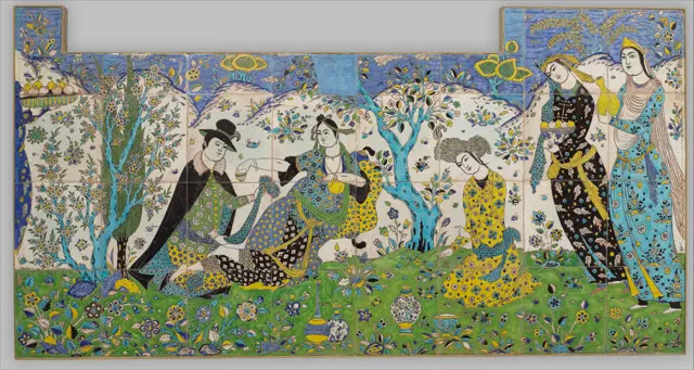 Garden Gathering — تصویر رکورد موزهٔ متروپولیتن (دسترسی آزاد)