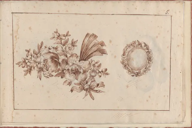 Joaillerie: Album of Jewelry Designs, Page 5 — تصویر رکورد موزهٔ متروپولیتن (دسترسی آزاد)