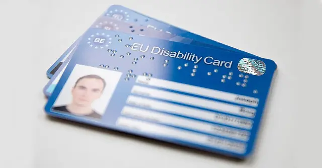 EU disability card — تصویر رکورد ویکی‌داده