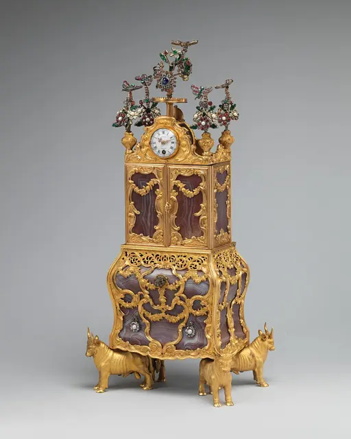Miniature secretary incorporating a watch — تصویر رکورد ویکی‌داده