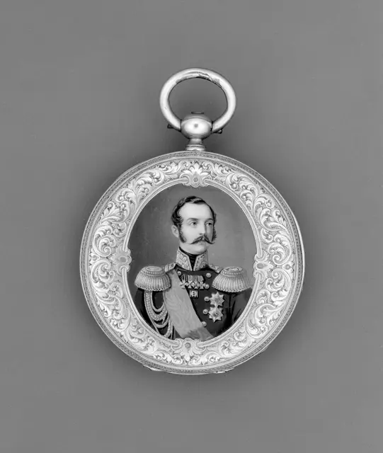 Watch with a portrait of Alexander II, czar of Russia (r. 1855–81) — تصویر رکورد ویکیداده
